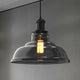 FORTUNE 1-Light Retro Glass Pendant Light Smoke E27 - 7Pandas Australia