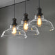 FORTUNE 1-Light Retro Glass Pendant Light Antique E27 - 7Pandas Australia