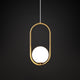 JUDY Contemporary Nordic Style Glass Pendant Light - 7Pandas Australia