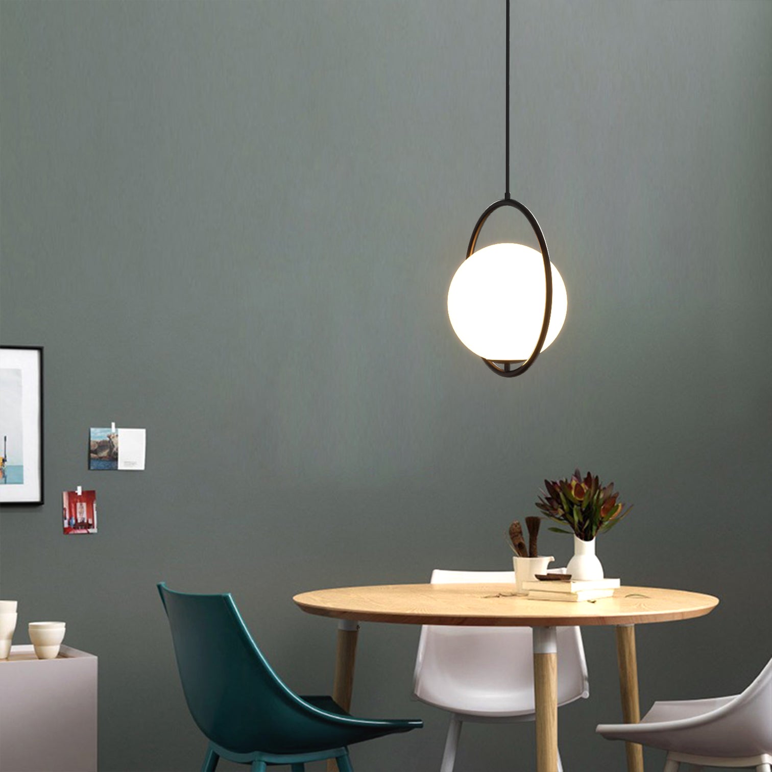 JUDY Contemporary Nordic Style Glass Pendant Light - 7Pandas Australia