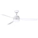 HONOLULU 132cm / 52 inch 3 Blade DC Modern Ceiling Fan in White - 7Pandas Australia