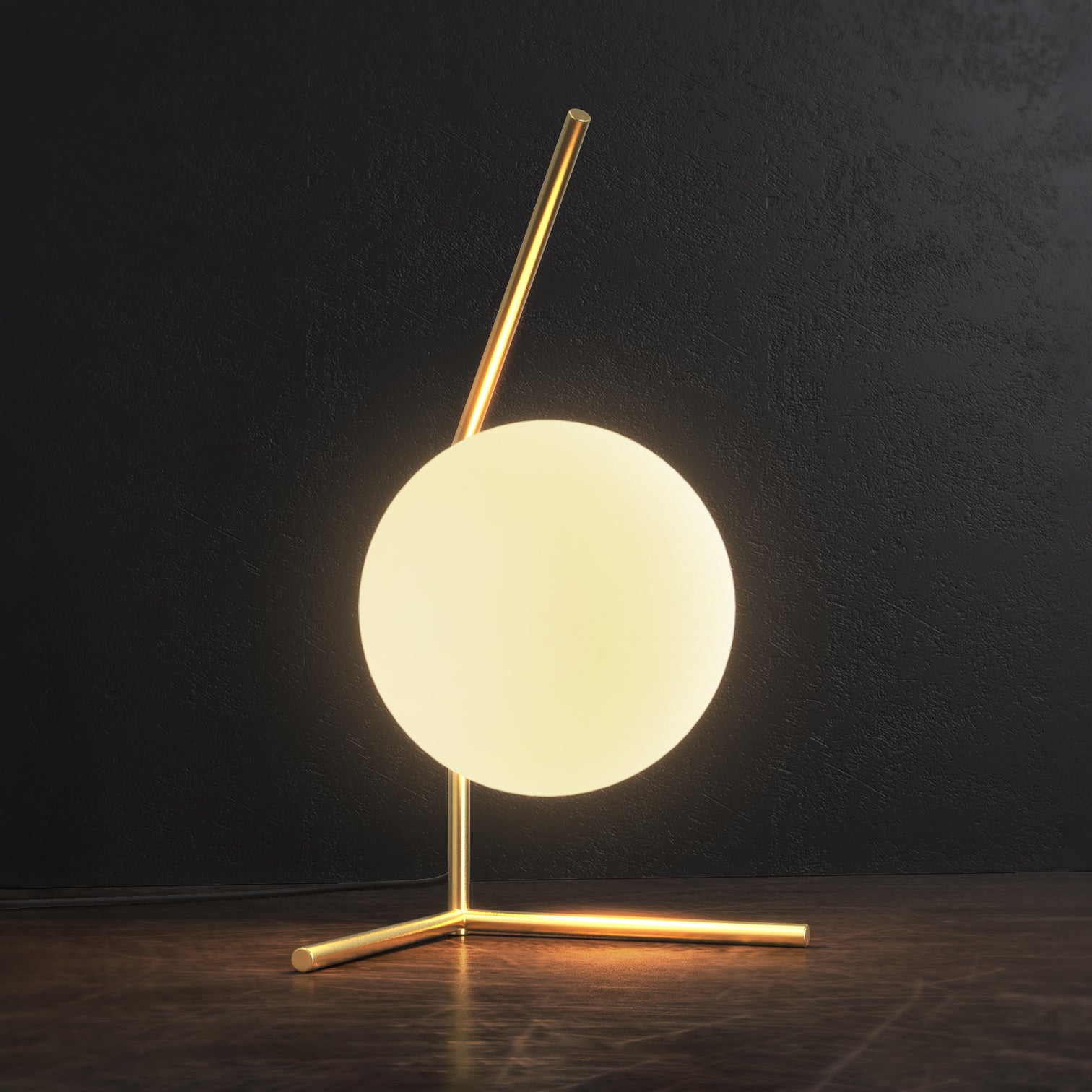 Rosee Contemporary Style Table Light with Milky Sphere Opal Glass Shade E27 Base - 7Pandas Australia