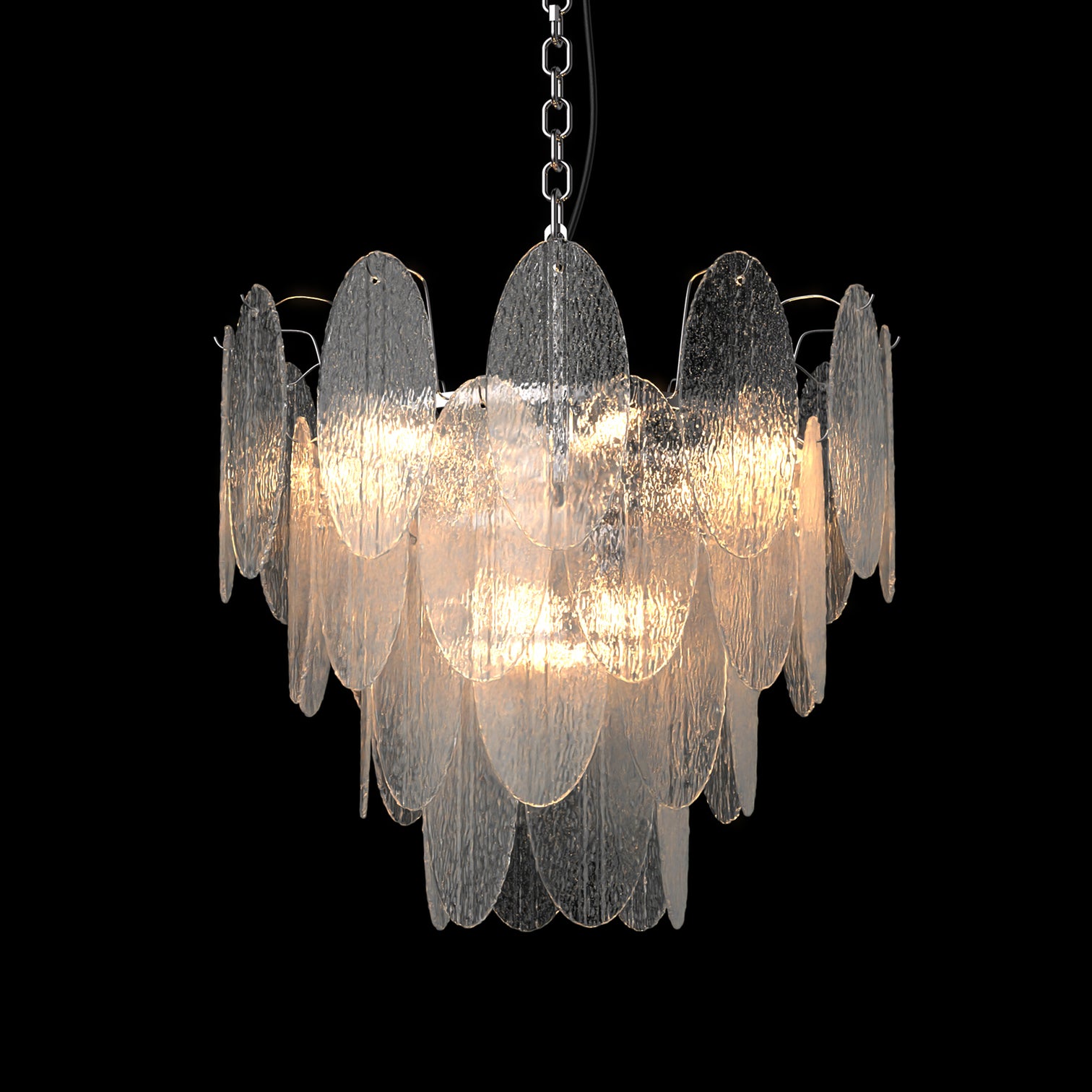 SHELL 500mm dia Contemporary designer Crystal Chandeliers 9*E14 lamp base - 7Pandas Australia