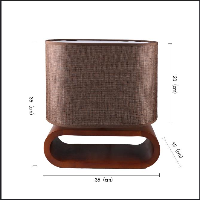 EMIKO Cotemporary Nordic Stype Table Lamp Wood Base E27 White - 7Pandas Australia