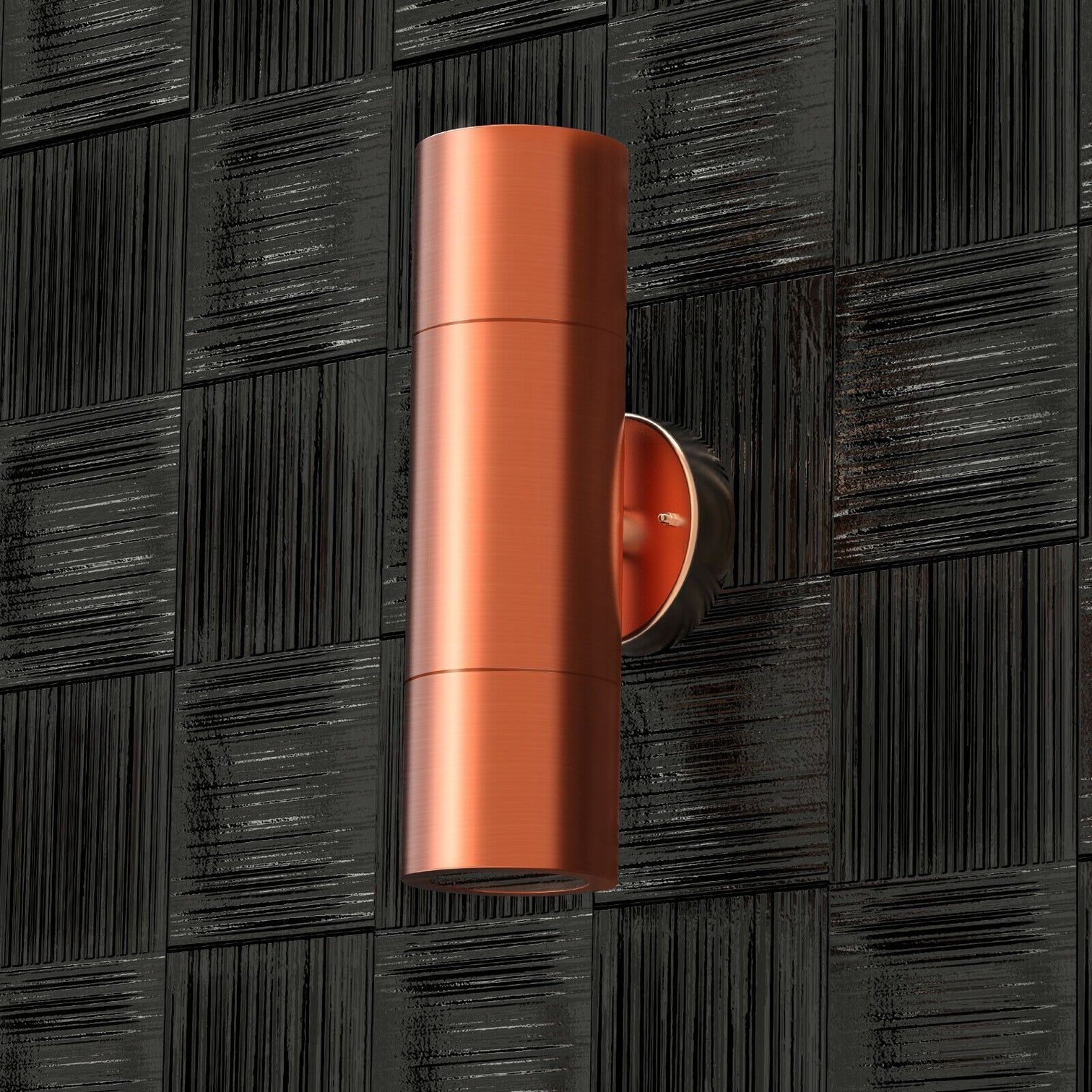 Up & Down Exterior Wall Light 2XGU10 IP54 Solid Copper GU10 - 7Pandas Australia