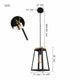 KASA Industrial Vintage Style Pendant Light Black E27 - 7Pandas Australia