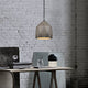 MANSFIELD Industrial Concrete Pendant Light Sand Black Finished E27 lamp base - 7Pandas Australia