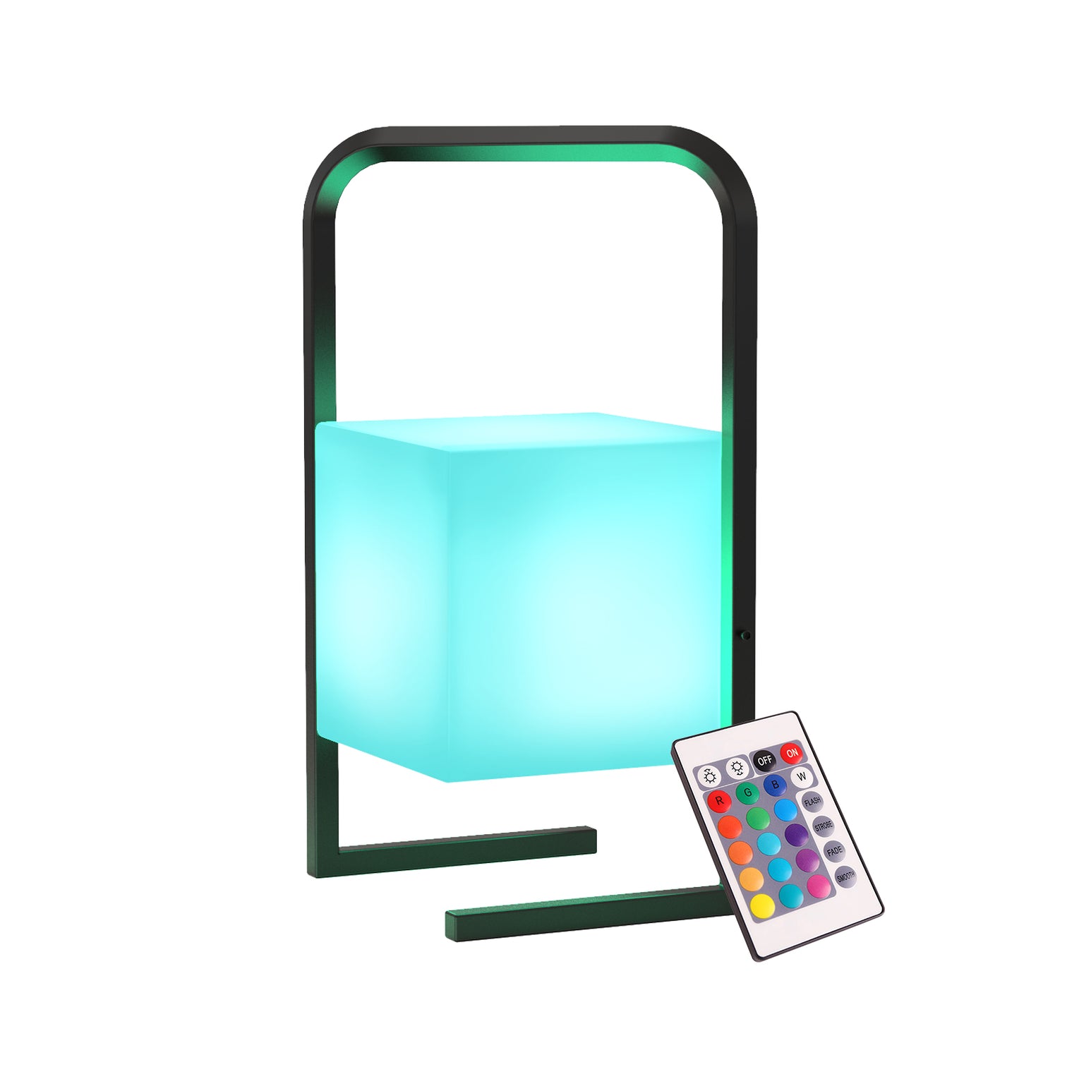 2PACK Portable LED Cube Decorative Light，Party lights，AC Charging, 16 RGB Color Changing 26CM - 7Pandas Australia