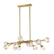 TULIM 12-Light Crystal Chandelier Aged Brass G9 - 7Pandas Australia