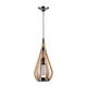 BONITO 1-Light Timber  Round Nature Wood E27 Chandelier - 7Pandas Australia