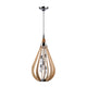 BONITO 6-Light Timber Round Nature Wood E27 Chandelier - Chandeliers Australia - 7Pandas Australia