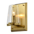 CANOVA Contemporary Interior Wall Light Aged Brass E14