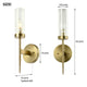 SEATTLE Interior Modern Design Wall Light Aged Brass E14 - 7Pandas Australia