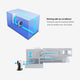 High-quality quiet, with led touch screen control Air Circulation Fan - White - 7Pandas Australia