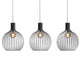 BOLLE Contemporary Vintage Style Metal Cage Pendant Light Matt Black E27 Lamp Base - 7Pandas Australia