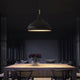 420mm Aluminium Modern Nordic Style Pendant Light E27 Matte Black - 7Pandas Australia