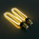 LED Edison Bulbs Flexible Shape Filament Light 2200K Warm White - 7Pandas Australia