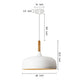 MORT Nordic Style Contemporary Pendant Light White E27 - 7Pandas Australia