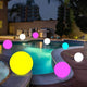 40cm Outdoor Fullmoon LED RGB Ball Light Solar & AC Charging IP65 - 7Pandas Australia