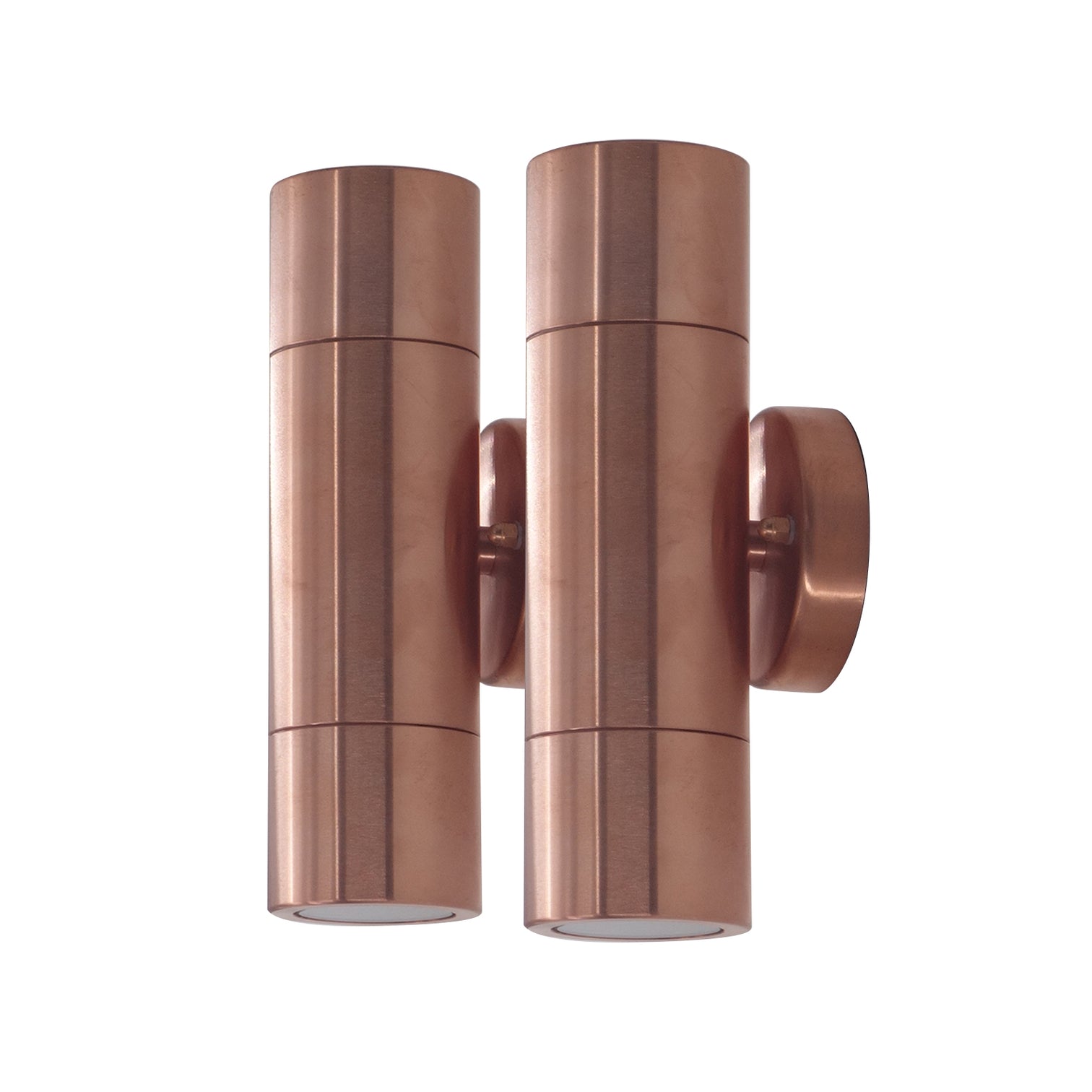 Up & Down Exterior Wall Light 2XGU10 IP54 Solid Copper GU10 - 7Pandas Australia