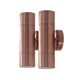 Up & Down Exterior Wall Light 2XGU10 IP54 Solid Copper GU10 - 7Pandas Australia