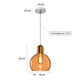 BEAM Modern Glass Pendant Light E27 Clear / Amber / Smoke Grey - 7Pandas Australia