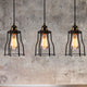 ALYX Retro Pendant Light Industrial Loft Cage Lamps Indoor E27 Bar Light Black - 7Pandas Australia