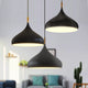 420mm Aluminium Modern Nordic Style Pendant Light E27 Matte Black - 7Pandas Australia