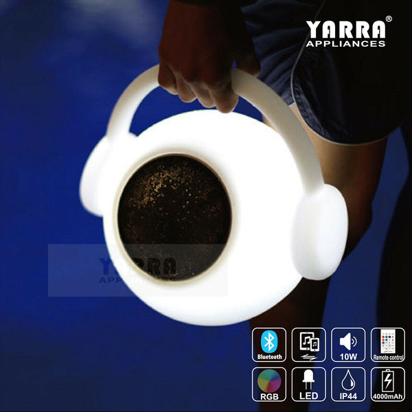 WALKMAN Portable Outdoor Bluetooth Speakers RGB LED Speaker Light Superior Rechargeable