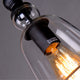 POLY Bell Shape Retro Glass Pendant Light Clear Antique E27 - 7Pandas Australia