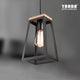 KASA Industrial Vintage Style Pendant Light Black E27 - 7Pandas Australia