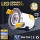 Aluminium die-casting 70cm Cutout Recessed Dimmable LED Downlight 10W 3000K 700LM - 7Pandas Australia
