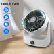 Adjustable Circulation Fan 3-Speed Setting with manual control low noise - White - 7Pandas Australia