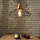 CLARINDA Cage Pendant Light 40cm dia Vintage Nordic Stylel E27 Black - 7Pandas Australia