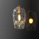 FILLE Contemporary Glass Pendant Light Clear Shade E27 - 7Pandas Australia