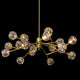 TULIM 18-Light Crystal Chandelier Aged Brass G9 - 7Pandas Australia