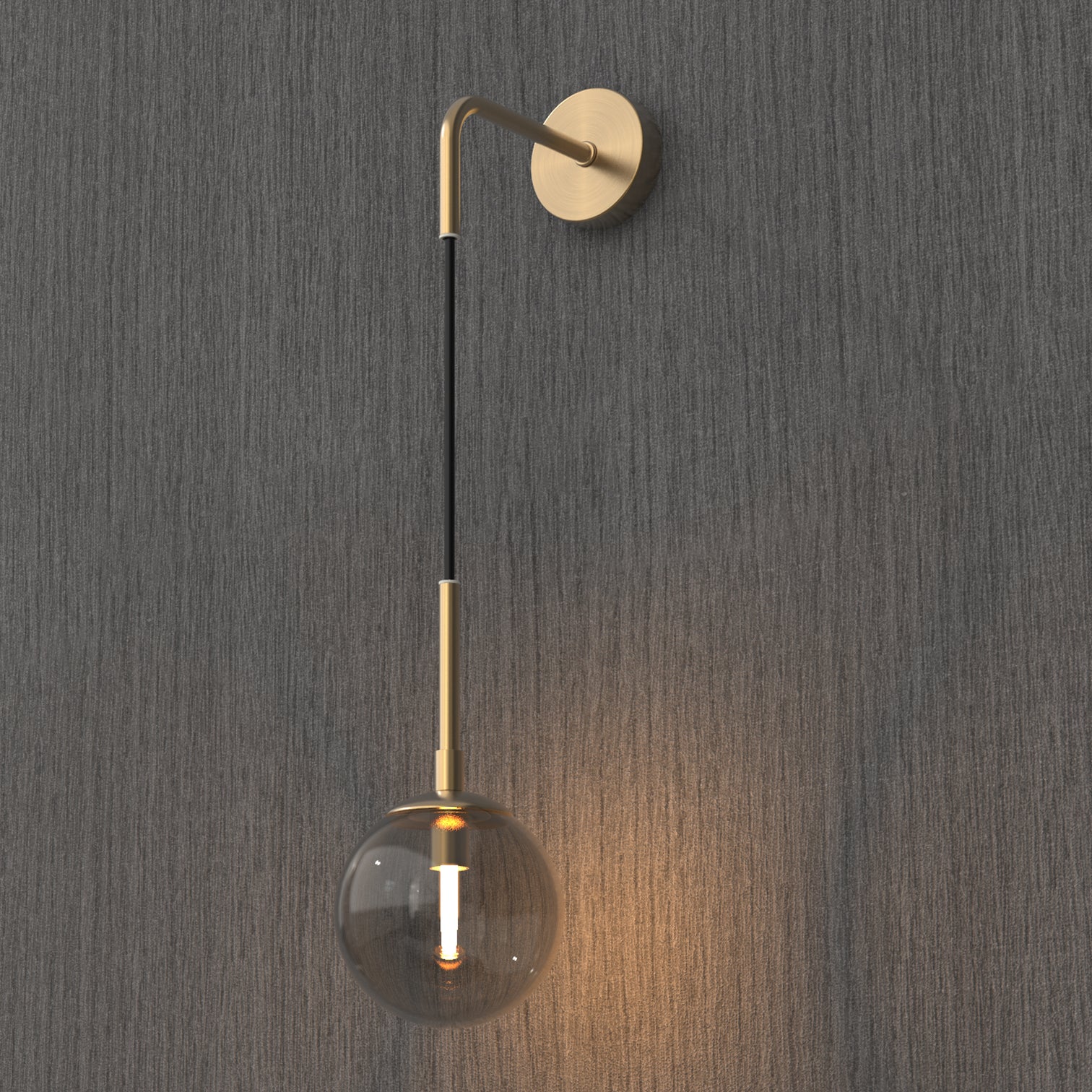 Modern indoor Glass Ball Type Interior Wall Light G9 lamp base - 7Pandas Australia