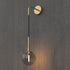 Modern indoor Glass Ball Type Interior Wall Light G9 lamp base