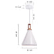 FELIX Timber Modern Pendant Light Nordic Style Black White E27 - 7Pandas Australia