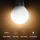 10PACK LED G50 Bulb Globe Shape Full Glass 2W 3000K Warm White - 7Pandas Australia