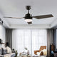 HONOLULU 132cm / 52 inch 3 Blade DC Modern Ceiling Fan with LED light 4000K Black - 7Pandas Australia