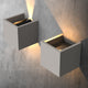 LED Cement Exterior Cubic Wall Light 240V 10W 800lm Warmwhite 3000K - IP65 - 7Pandas Australia