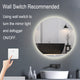 LED Backlit Round Mirror Bathroom Vanity Light 4000K Wall Mounted Dimmable Anti-Fog Touch Switch CRI 90+ - 7Pandas Australia