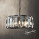 ALLYSON 520mm Contemporary K9 Crystal Chandelier 6*E14 - 7Pandas Australia