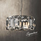 ALLYSON 520mm Contemporary K9 Crystal Chandelier 6*E14 - 7Pandas Australia