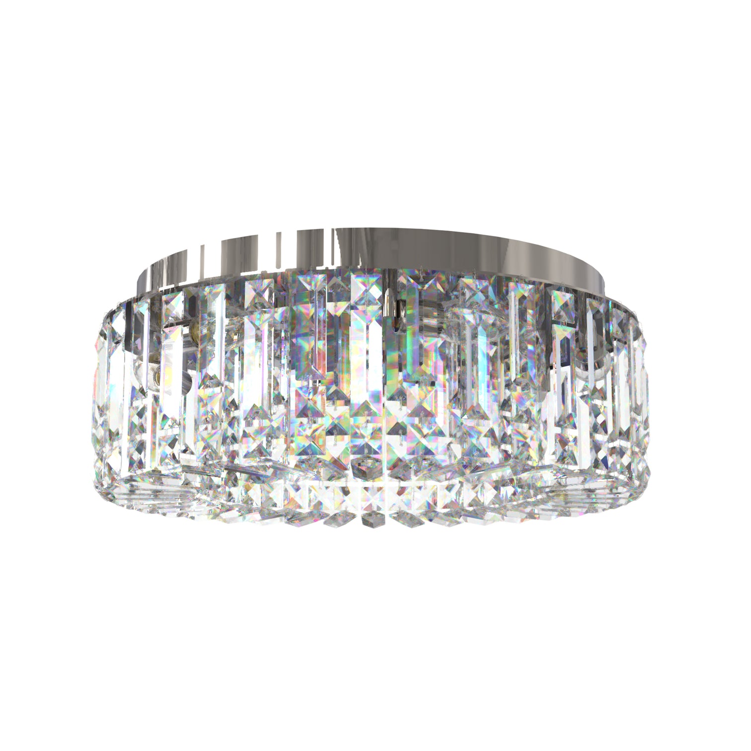 MANCHA Modern Flush Mount Round K9 Crystal Chandeliers E14 Lamp base - 7Pandas Australia
