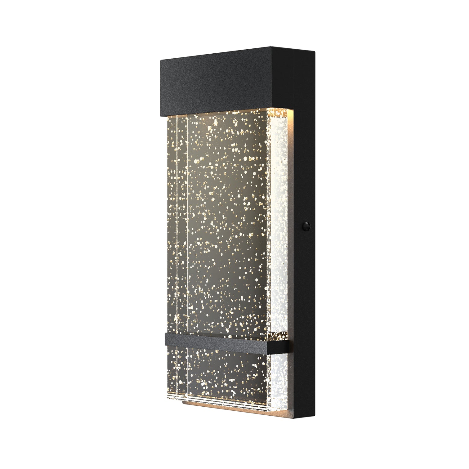 SEVILLA LED Modern Wall Sconces Exterior Lights with Crystal Bubble 3CCT Matte Black 13W 3000K IP44 - 7Pandas Australia