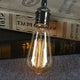 10PACK Edison Carbon Filament Bulb Globe Shape St64 25W E27 - 7Pandas Australia