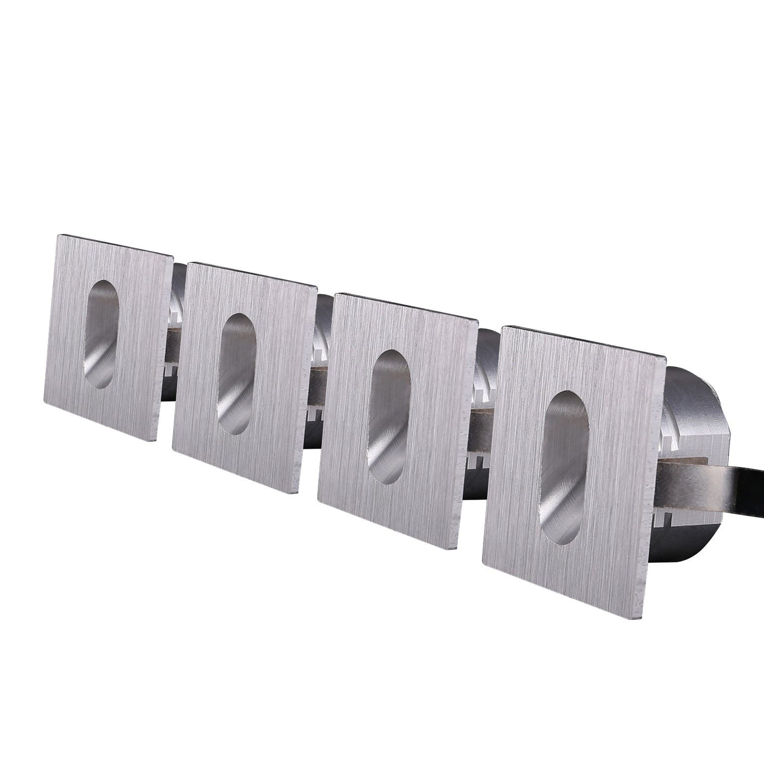 4X LED Aluminium Wall Recessed LED Stair Step Light 1W Warmwhite 3000k w/driver - 7Pandas Australia