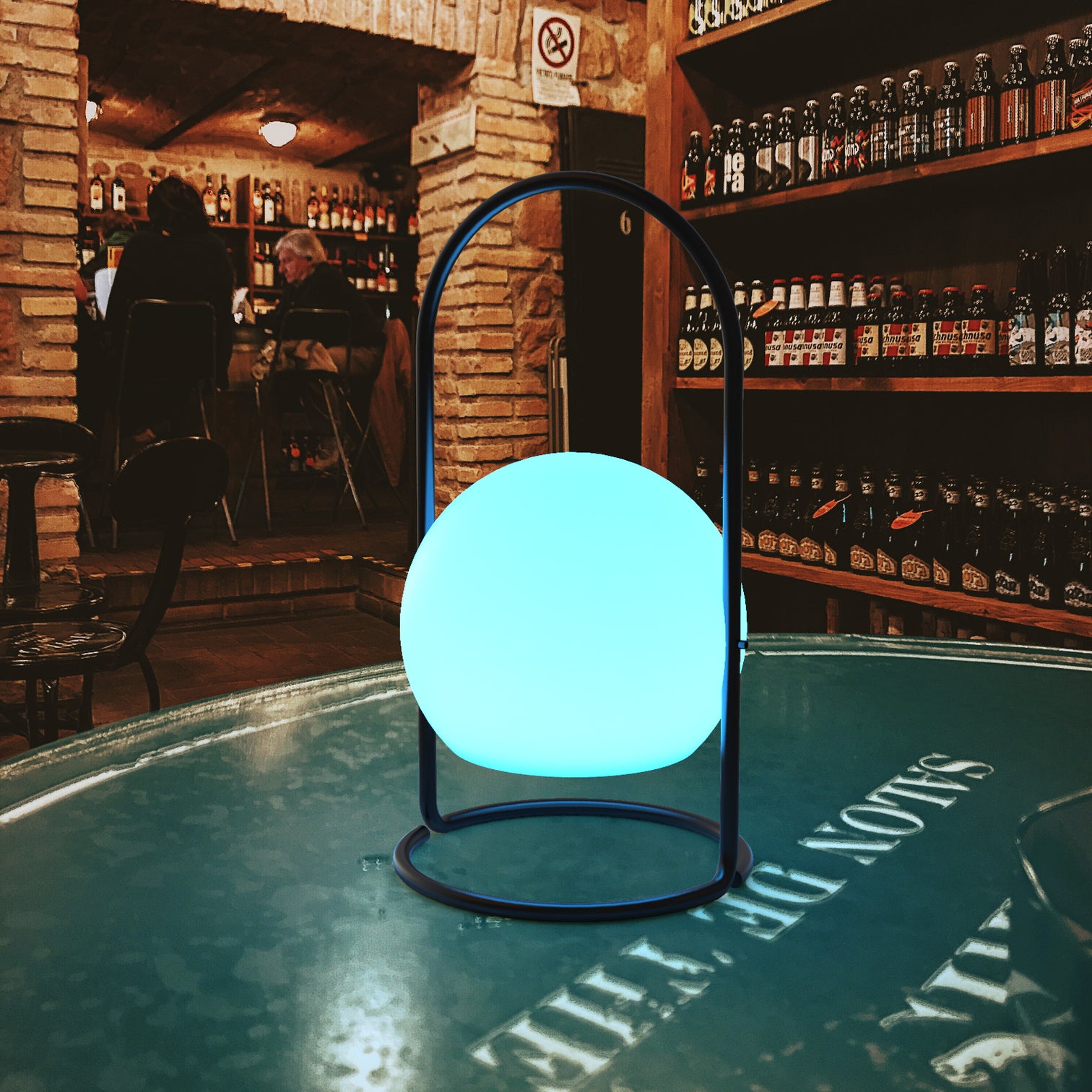 2PACK Portable LED ball Decorative Light, Party lights, AC Charging, 16 RGB Color Changing 26CM - 7Pandas Australia